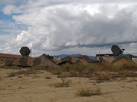 Medios del Rgto. Transmisiones nº1  desplegados