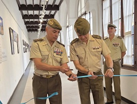 Inauguración de la exposición.