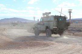 RG 31 en movimiento.