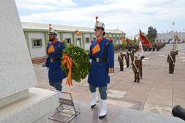 Acto a los caídos.