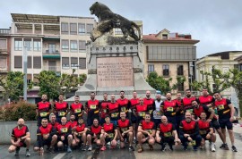 Personal de la Unidad que participó en al carrera.