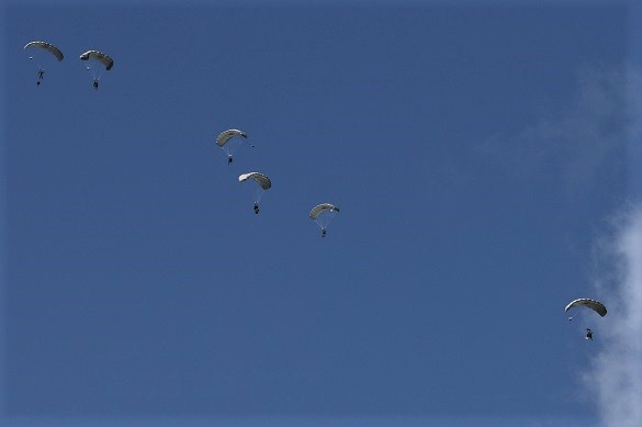 Navegación de una patrulla durante un lanzamiento HALO-HAHO