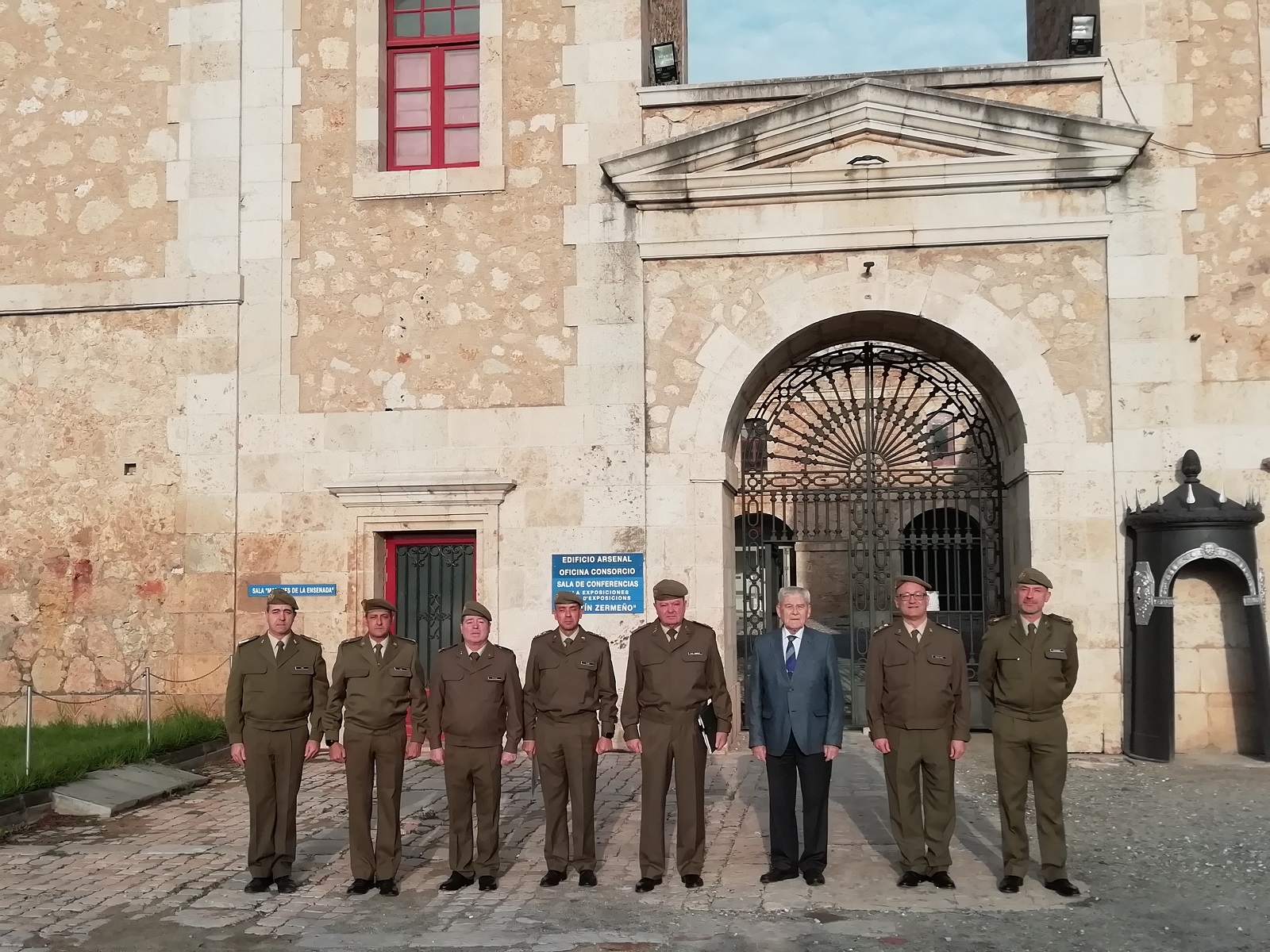 Visita de inspección al Consorcio Castillo de San Fernando de Figueres