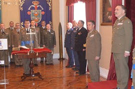 Acto de toma de posesión del Coronel JEM