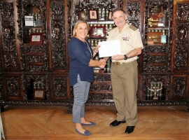 Entrega de los fondos recaudados 