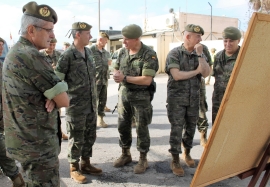 visita del Inspector General del Ejército de Tierra
