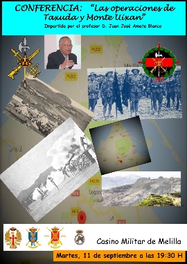 Conferencia “Las operaciones de Taxuda y Monte Uixan”.