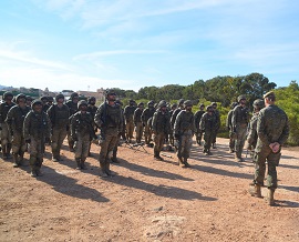 Tema táctico de fuego real