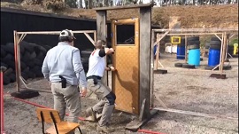 Participante durante la prueba.