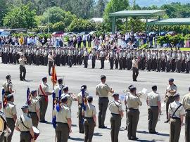 Parada militar Acuartelamiento Cabo Noval
