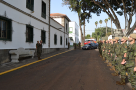 Llegada del General Jefe MCANA al BZ XVI