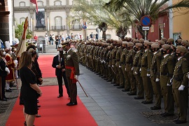 Llegada de la autoridad militar. (Foto:Sdo. Pérez-Trujillo.)