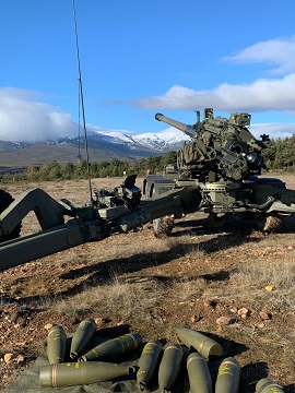 Ejercicios con el obús SIAC