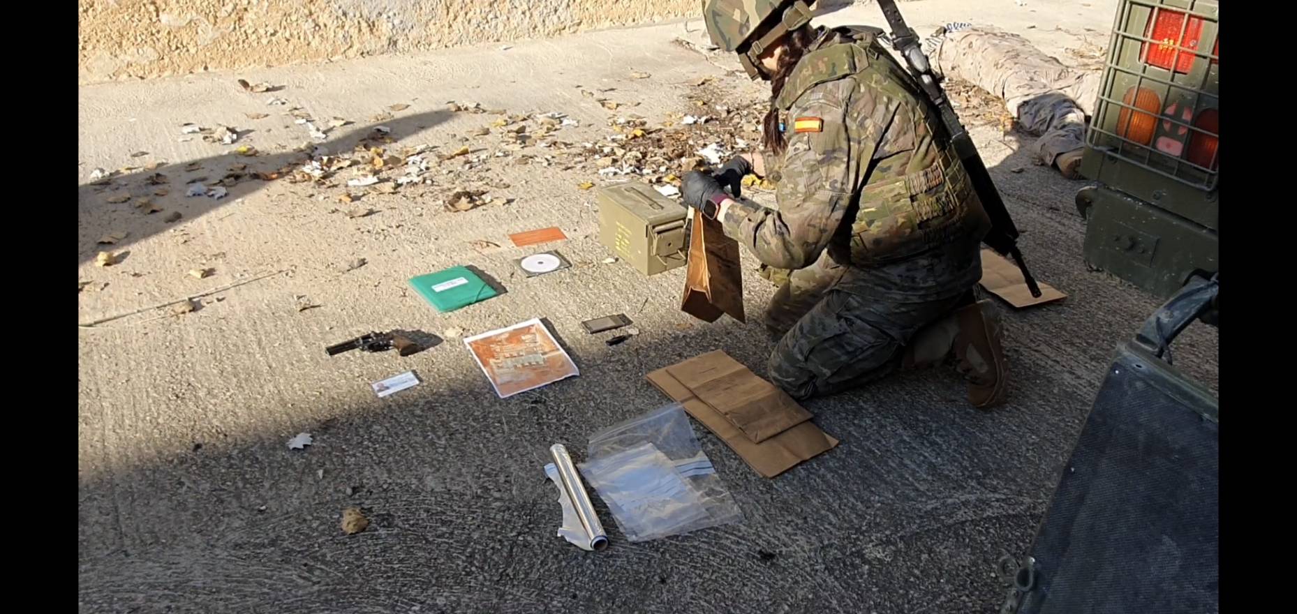 Ejercicio DOMEX. Cuartel General de la División San Marcial