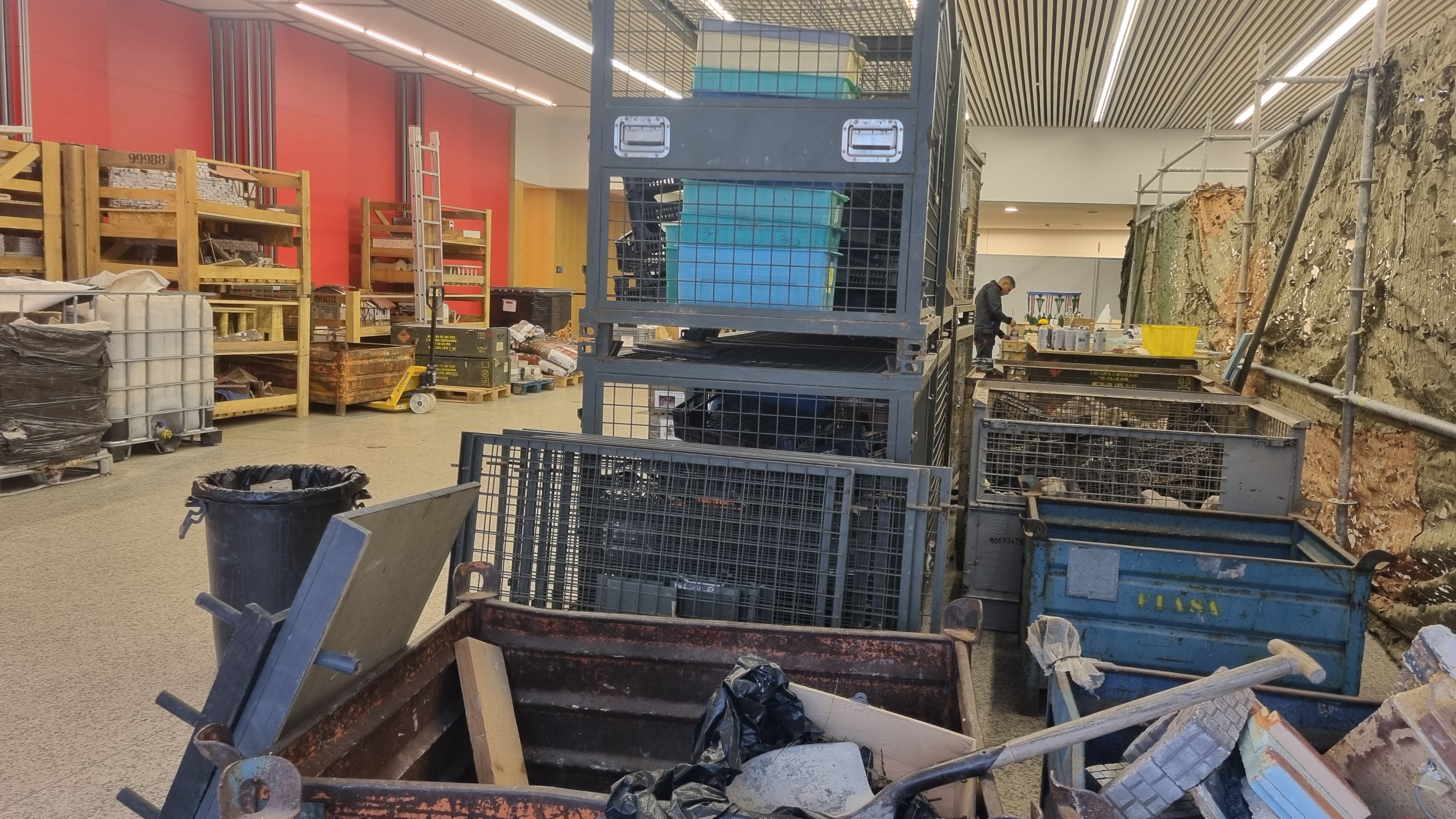 Montaje del belen 2025