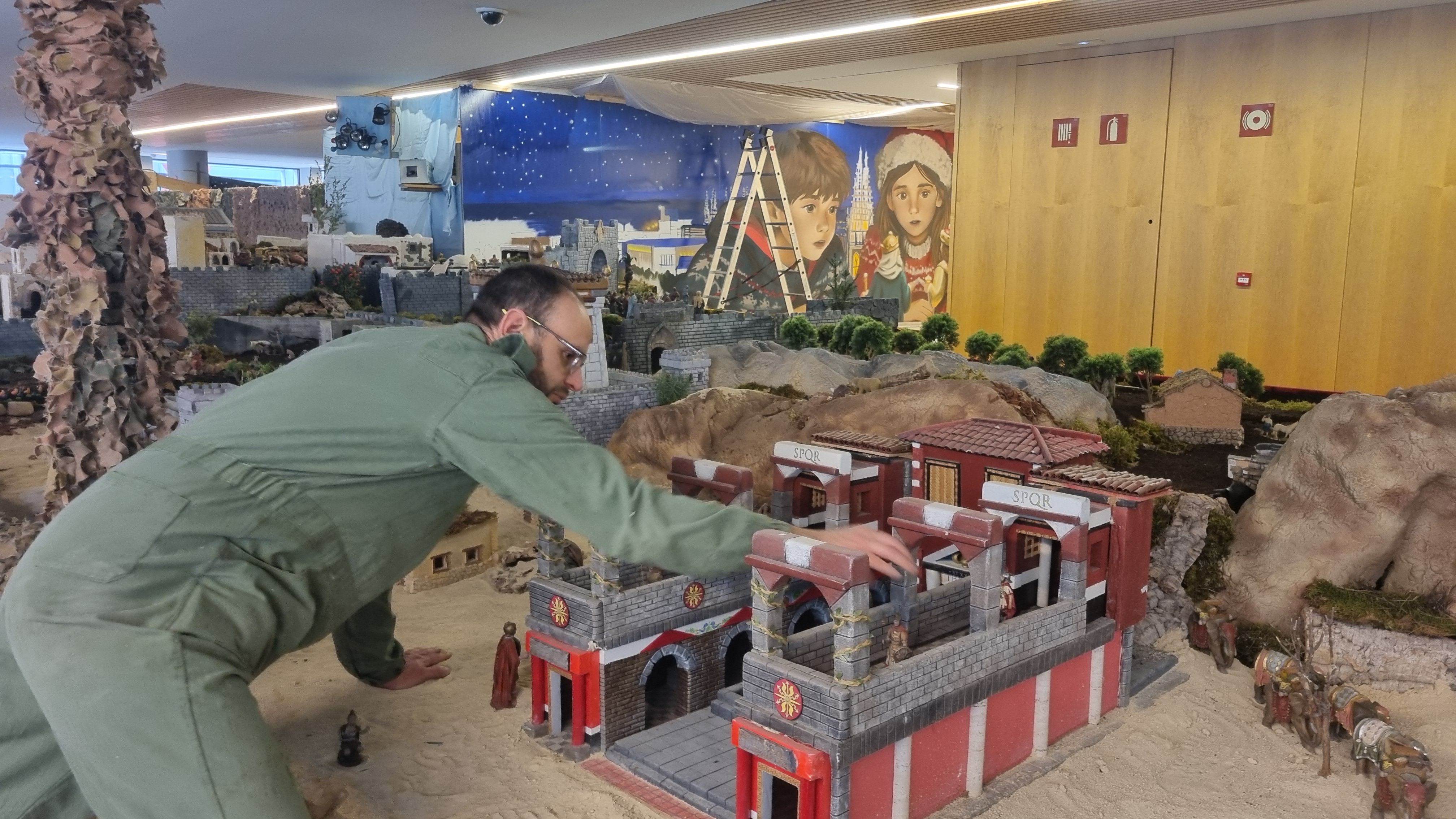 Montaje del belen 2025