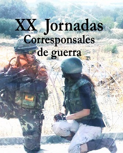Cartel anunciador de la XX Jornadas Corresponsales Guerra del Ejército de Tierra