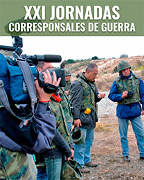 Cartel anunciador de la XXI Jornadas Corresponsales Guerra del Ejército de Tierra