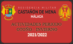Actividades previstas en la RMASD "TG. CASTAÑÓN DE MENA"