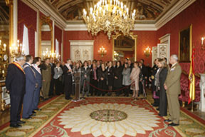 LIEUTENANT GENERAL CARLOS GÓMEZ ARRUCHE, MR. JUAN CARLOS RODRÍGUEZ IBARRA, MR. JUAN JOSÉ LUCAS AND MR. GREGORIO PECES-BARBA RECEIVE THE GRAND CROSS OF MILITARY MERIT.