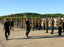 THE CHIEF OF THE ARMY STAFF VISITS 62ND MOUNTAIN LIGHT INFANTRY REGIMENT "ARAPILES" 