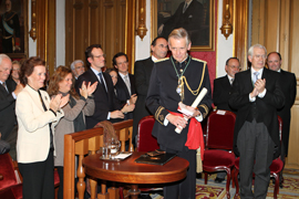 LIEUTENANT GENERAL MUÑOZ-GRANDES BECOMES A MEMBER OF THE ROYAL ACADEMY OF MORAL AND POLICITAL SCIENCES 