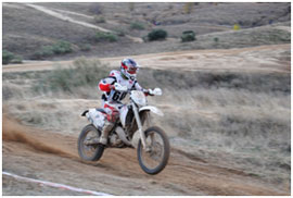 One of the participants in the trial on Base "El Goloso"