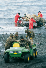 SPANISH SERVICE MEMBERS AND SCIENTISTS START UP BASE &ldquo;GABRIEL DE CASTILLA&rdquo; IN ANTARCTICA