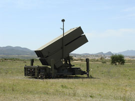 The Nasams missile system has a 25 kilometre range