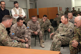 General Petraeus together with Colonel Sevilla