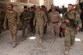 General Petraeus praised the Spanish labour