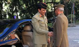Arrival of the Chief of the Pakistani Army Staff at Headquarters 