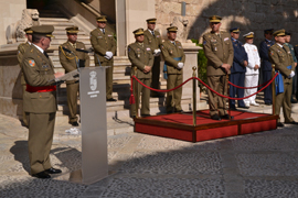 General Orozco during his address at the investiture