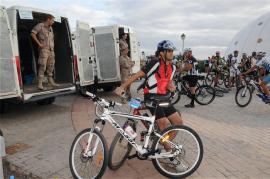 9th Light Infantry Regiment 'Soria' lent its support to the cyclists 