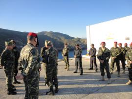 Llegada de las autoridades a las islas Chafarinas (Foto:COMGEMEL)
