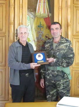 Ceremony in recognition of veteran sevice persons in Melilla