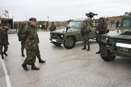 THE CHIEF OF THE ARMY STAFF VISITS THE "ORTIZ DE ZÁRATE" BATTALION