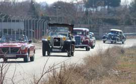 Vehículos en la pista