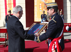 The ceremony has been presided over by the Deputy Chief of the Army Staff, General Martín Villalaín