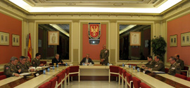 The Chief of the Army Staff Receives the Minister of Defence  