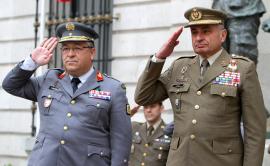 Salute on arrival at Headquarters 