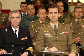 The Joint Chief of the Defence Staff accompanied Prince Felipe during the visit 