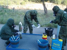 Neutralización de uno de los artefactos