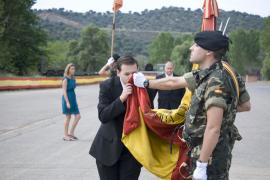 Oath of Allegiance to the Flag in Cerro Muriano