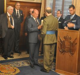 Presentation of the award at Royal Armoury headquarters