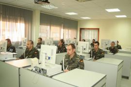 2nd year students of Military Training for Admission to the Non-Commissioned Officer Scale during one of their classes