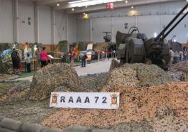 The 72nd Anti-aircraft Artillery Regiment’s space at the Fair 