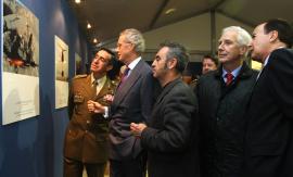 The Chief of the Army Staff and the minister, along with Mr. Pepe Díaz 