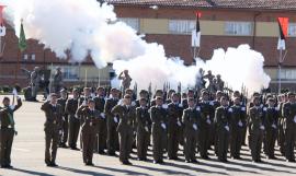 Salva en el Cuartel General del MACA 