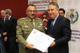 El teniente coronel Ceballos fue premiado